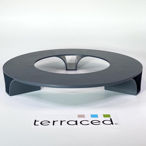 terraced® - Blumentopf Untersetzer - Farbe: Anthrazit