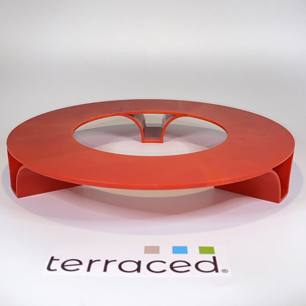terraced® - Blumentopf Untersetzer - Farbe: Rot