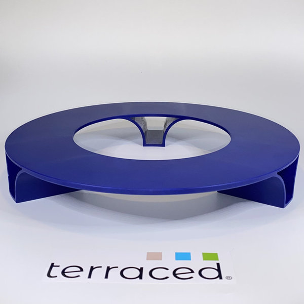 terraced® - Blumentopf Untersetzer - Farbe: Blau
