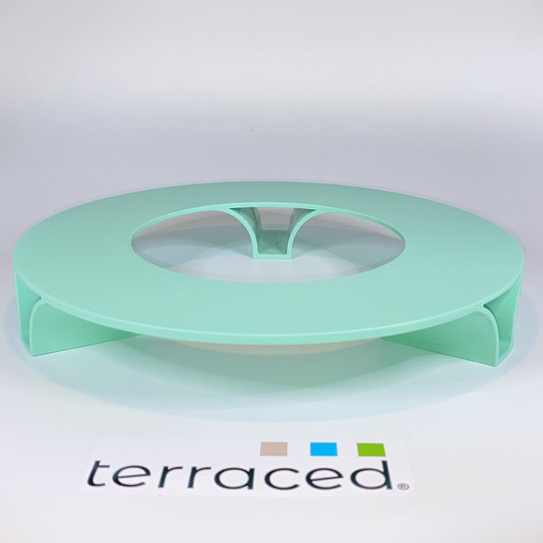 terraced® - Blumentopf Untersetzer - Farbe: Türkis
