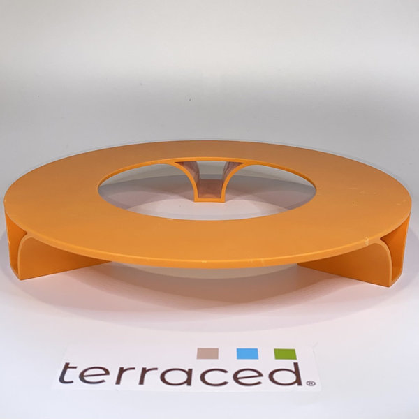 terraced® - Blumentopf Untersetzer - Farbe: Orange